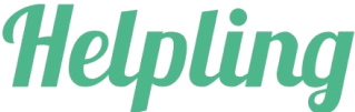 Helping logo - cleaner booking app.